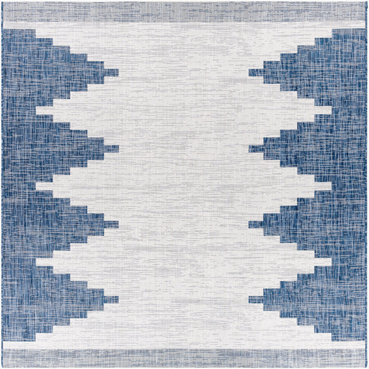 Eagean EAG-2355 8ft Square Machine Woven Indoor/Outdoor Area Rug