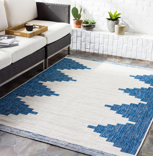 Eagean EAG-2355 8ft Square Machine Woven Indoor/Outdoor Area Rug
