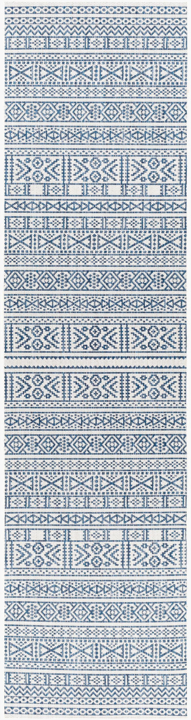 Eagean EAG-2357 12ft Runner Machine Woven Indoor/Outdoor Runner Rug