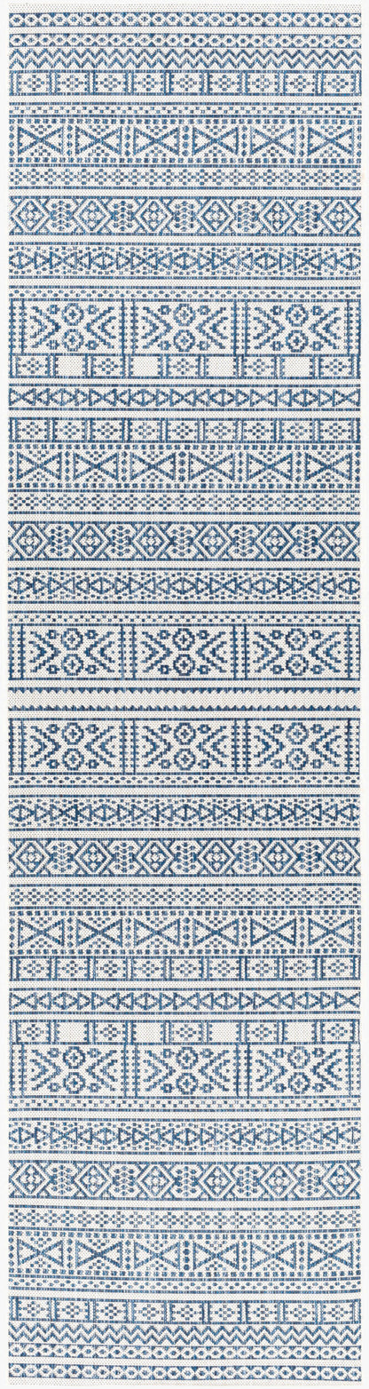 Eagean EAG-2357 12ft Runner Machine Woven Indoor/Outdoor Runner Rug
