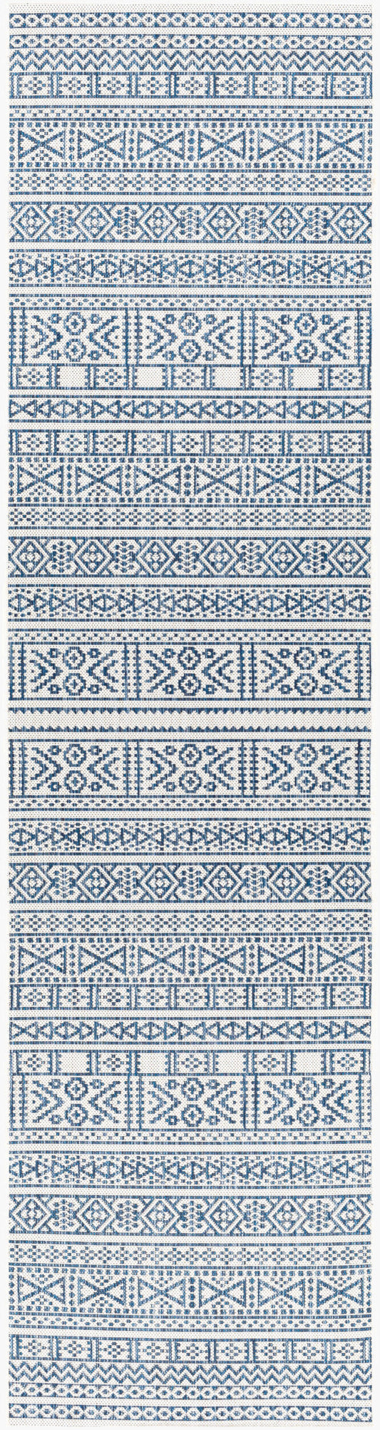 Eagean EAG-2357 12ft Runner Machine Woven Indoor/Outdoor Runner Rug