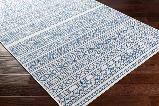 Eagean EAG-2357 8ft Square Machine Woven Indoor/Outdoor Area Rug