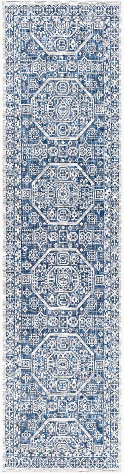 Eagean EAG-2358 10ft Runner Machine Woven Indoor/Outdoor Runner Rug