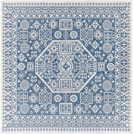 Alfombra Eagean EAG-2358 de 2,4 m (8 pies) de ancho, tejida a máquina, para interior y exterior