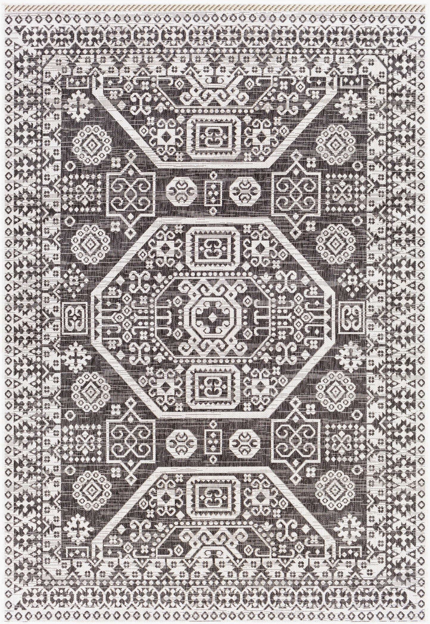 Alfombra tejida a máquina para interiores y exteriores Eagean EAG-2359 de 1,2 m x 1,8 m