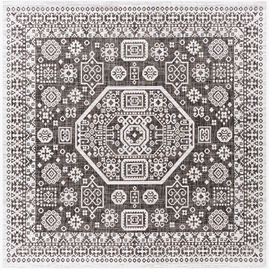 Eagean EAG-2359 6ft Square Machine Woven Indoor/Outdoor Area Rug
