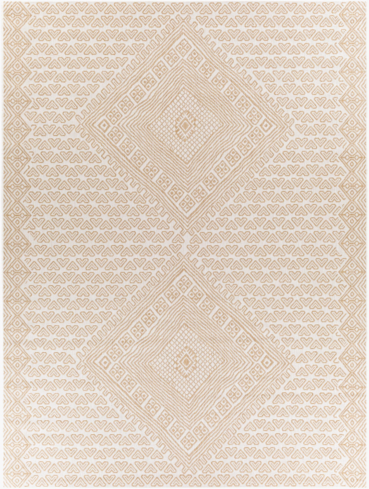 Alfombra tejida a máquina para interiores y exteriores Eagean EAG-2360 de 8' x 10'