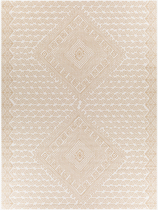 Alfombra tejida a máquina para interiores y exteriores Eagean EAG-2360 de 8' x 10'