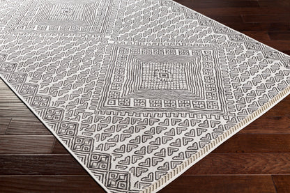 Alfombra tejida a máquina para interiores y exteriores Eagean EAG-2361 de 8' x 10'