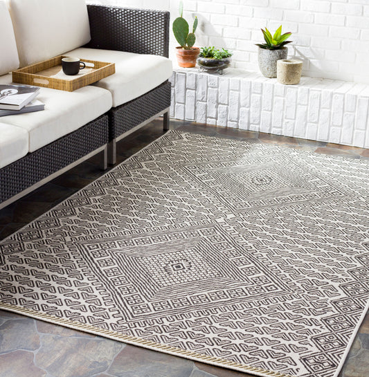 Eagean EAG-2361 2' x 3' Machine Woven Indoor/Outdoor Accent Rug