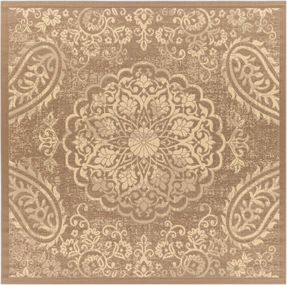 Alfombra Eagean EAG-2362 de 2,4 m (8 pies) de ancho, tejida a máquina, para interior y exterior