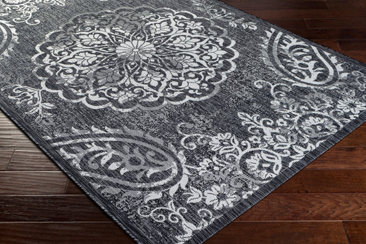 Eagean EAG-2364 6ft Square Machine Woven Indoor/Outdoor Area Rug