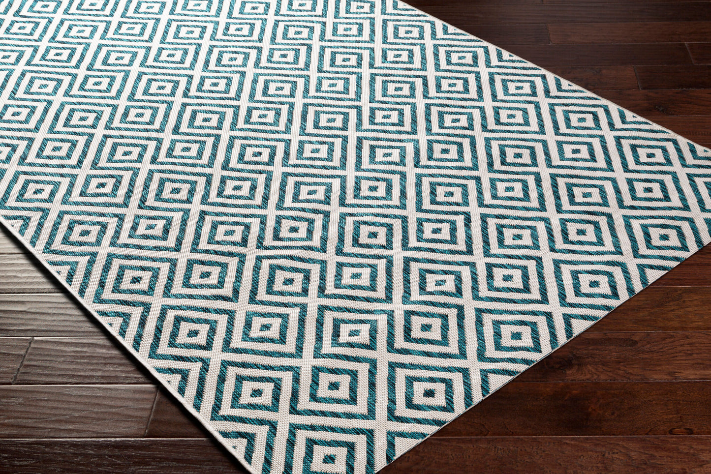 Alfombra tejida a máquina para interiores y exteriores Eagean EAG-2368 de 1,52 m x 2,13 m