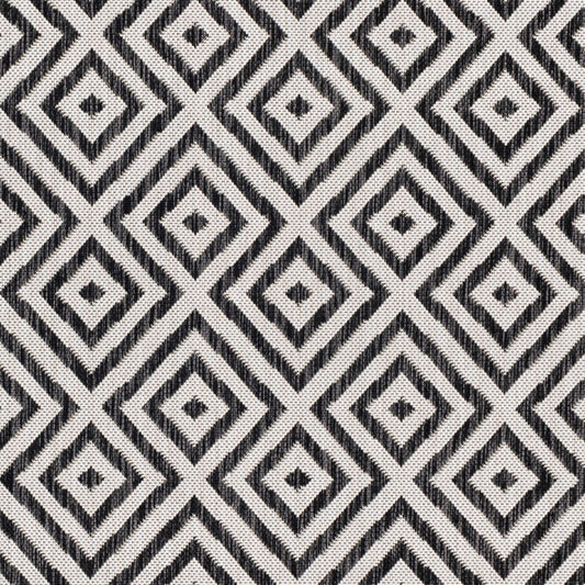 Alfombra decorativa para interior y exterior tejida a máquina Eagean EAG-2369 de 2' x 3'