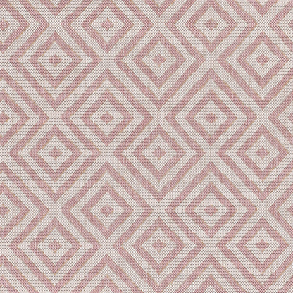 Alfombra decorativa para interior y exterior tejida a máquina Eagean EAG-2371 de 2' x 3'