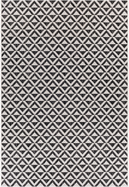 Alfombra decorativa para interior y exterior tejida a máquina Eagean EAG-2374 de 2' x 3'