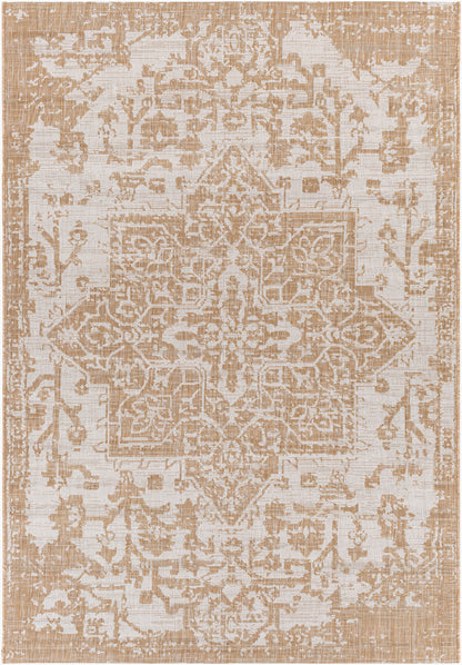 Alfombra ovalada tejida a máquina para interiores y exteriores Eagean EAG-2376 de 1,83 m x 2,74 m