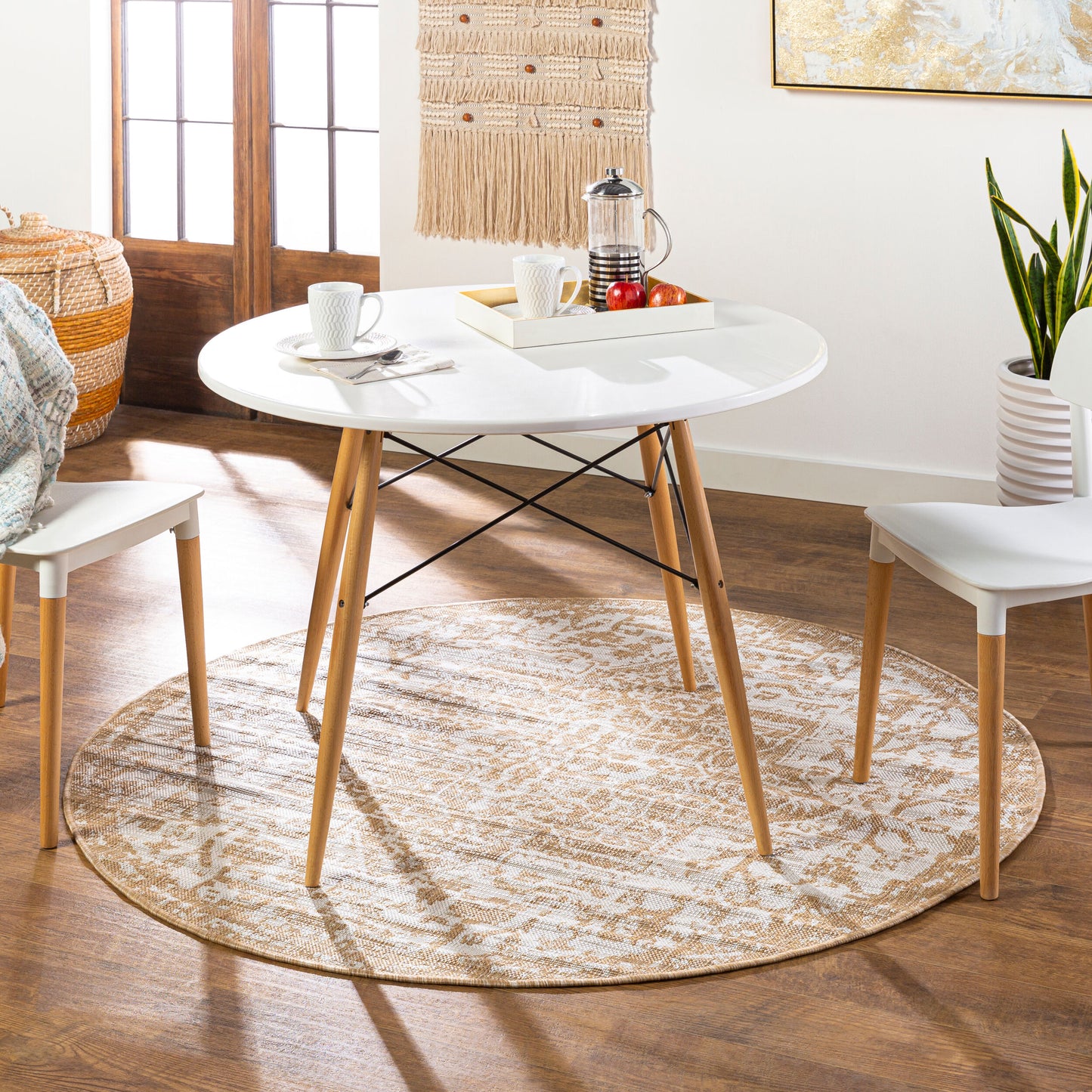 Alfombra tejida a máquina para interiores y exteriores Eagean EAG-2376 de 1,2 m x 1,8 m