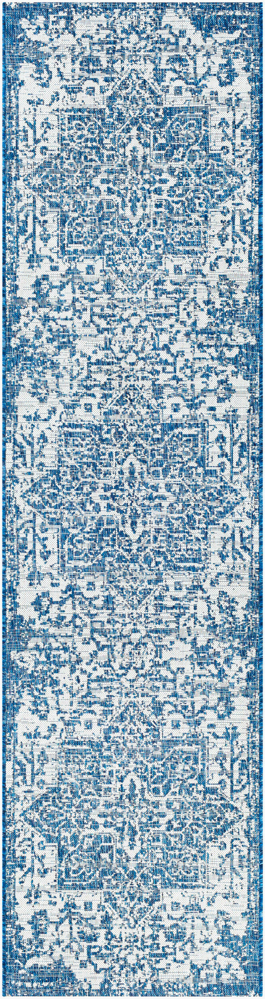 Eagean EAG-2377 12ft Runner Machine Woven Indoor/Outdoor Runner Rug
