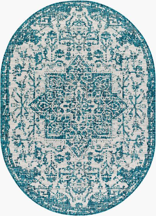 Eagean EAG-2378 9' x 12' Machine Woven Indoor/Outdoor Area Rug