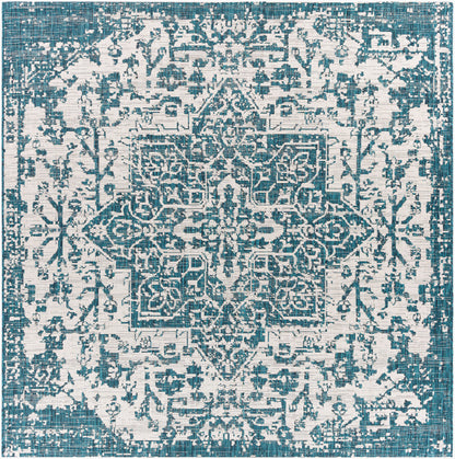 Eagean EAG-2378 8ft Square Machine Woven Indoor/Outdoor Area Rug