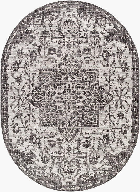 Eagean EAG-2379 9' x 12' Machine Woven Indoor/Outdoor Area Rug