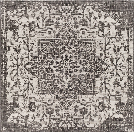 Eagean EAG-2379 6ft Square Machine Woven Indoor/Outdoor Area Rug