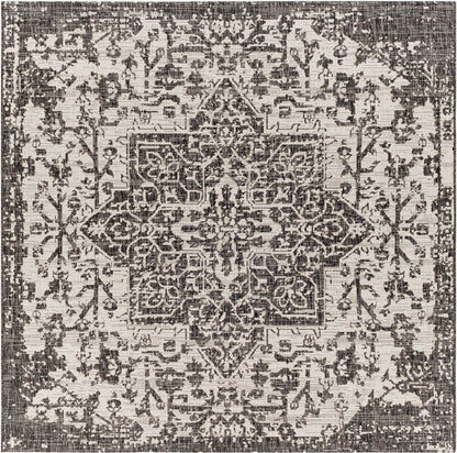 Eagean EAG-2379 6ft Square Machine Woven Indoor/Outdoor Area Rug