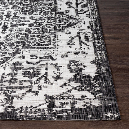 Eagean EAG-2379 5ft Round Machine Woven Indoor/Outdoor Area Rug