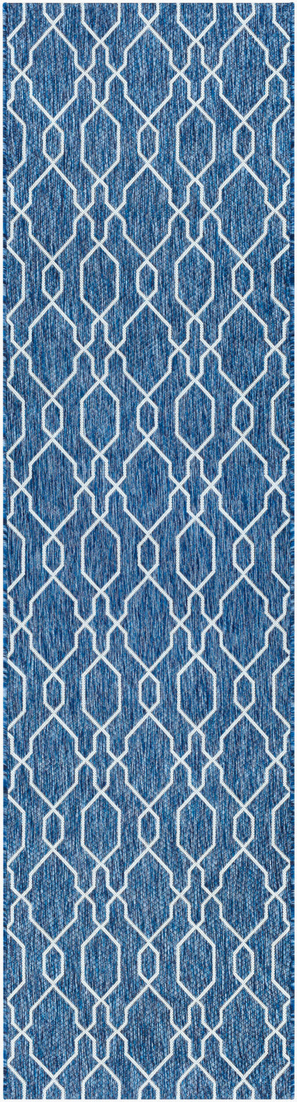 Eagean EAG-2381 12ft Runner Machine Woven Indoor/Outdoor Runner Rug
