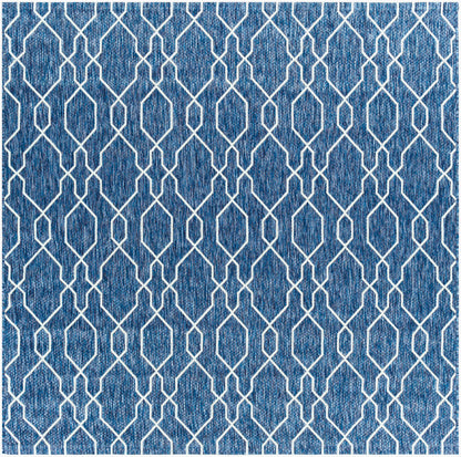Eagean EAG-2381 6ft Square Machine Woven Indoor/Outdoor Area Rug