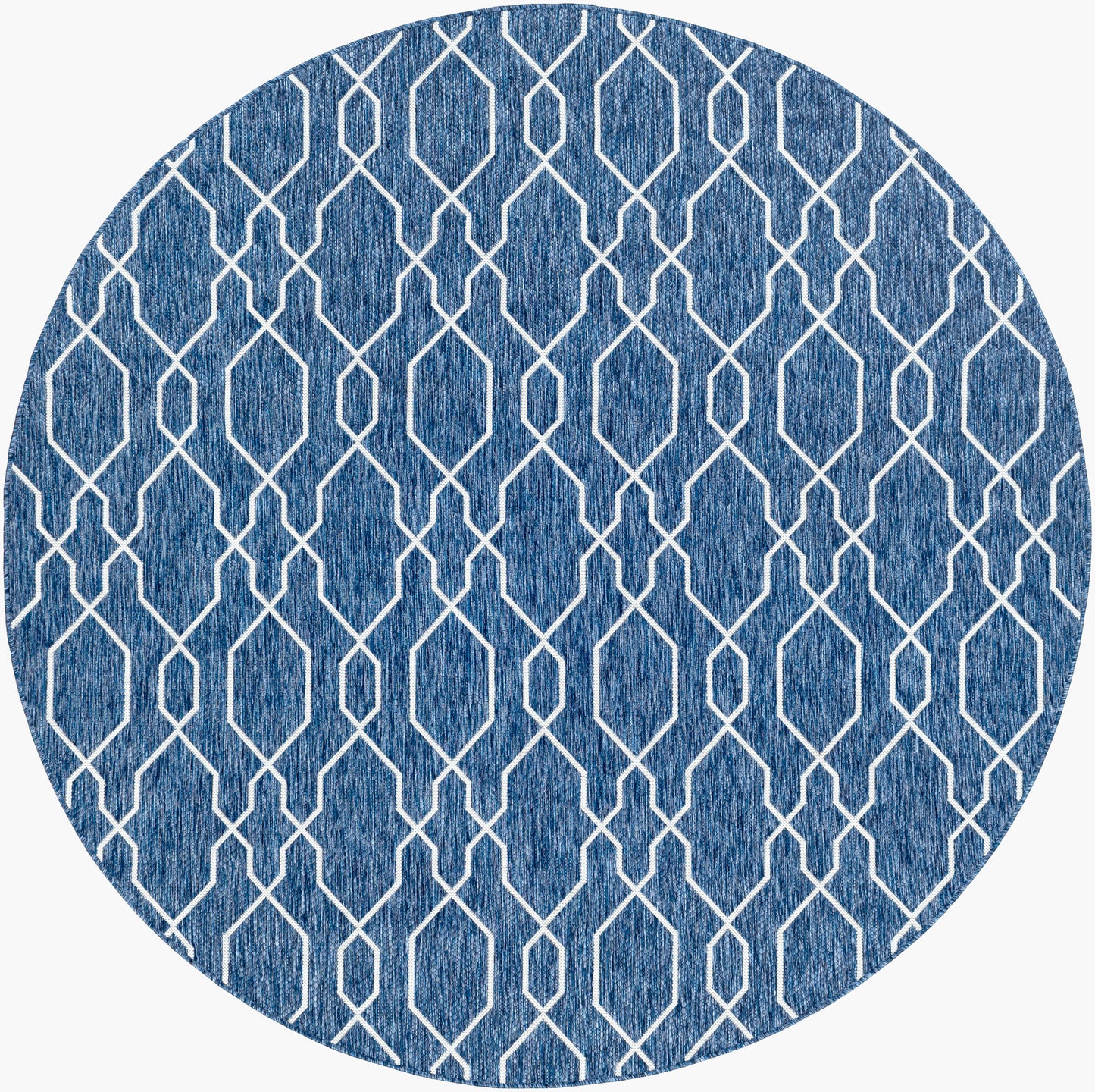 Alfombra redonda tejida a máquina de 2,4 m para interiores y exteriores Eagean EAG-2381