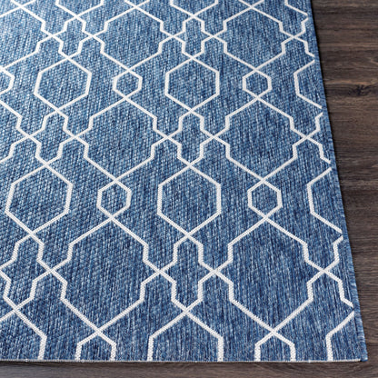 Eagean EAG-2381 6ft Square Machine Woven Indoor/Outdoor Area Rug