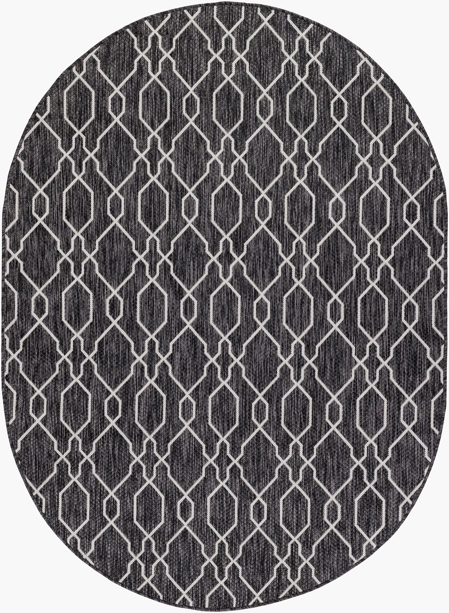 Eagean EAG-2384 8' x 10' Oval Machine Woven Indoor/Outdoor Area Rug