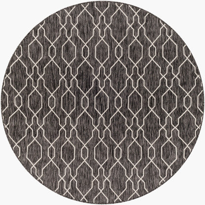 Eagean EAG-2384 5ft Round Machine Woven Indoor/Outdoor Area Rug