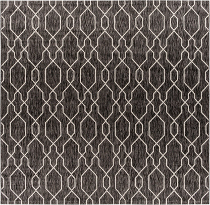 Eagean EAG-2384 8ft Square Machine Woven Indoor/Outdoor Area Rug