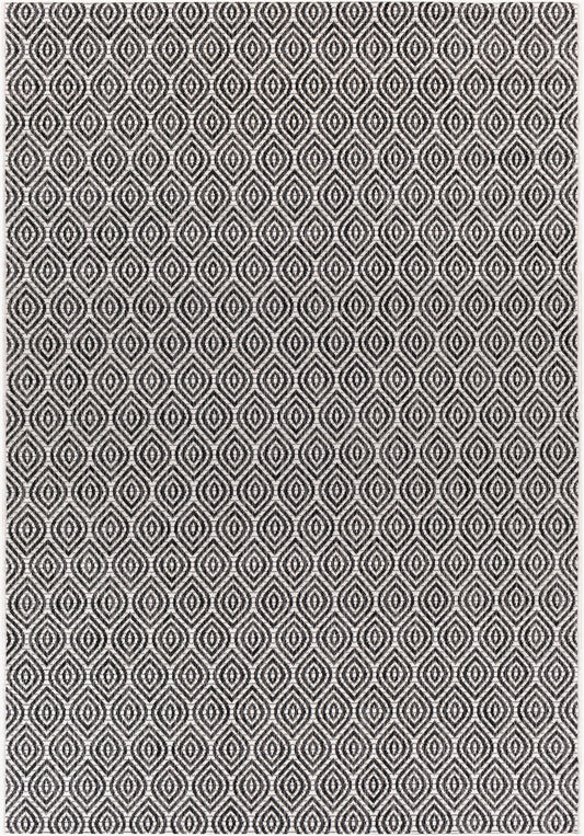 Alfombra decorativa para interior y exterior tejida a máquina Eagean EAG-2387 de 2' x 3'