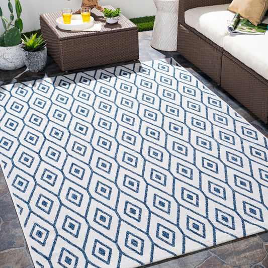 Eagean EAG-2391 2' x 3' Machine Woven Indoor/Outdoor Accent Rug