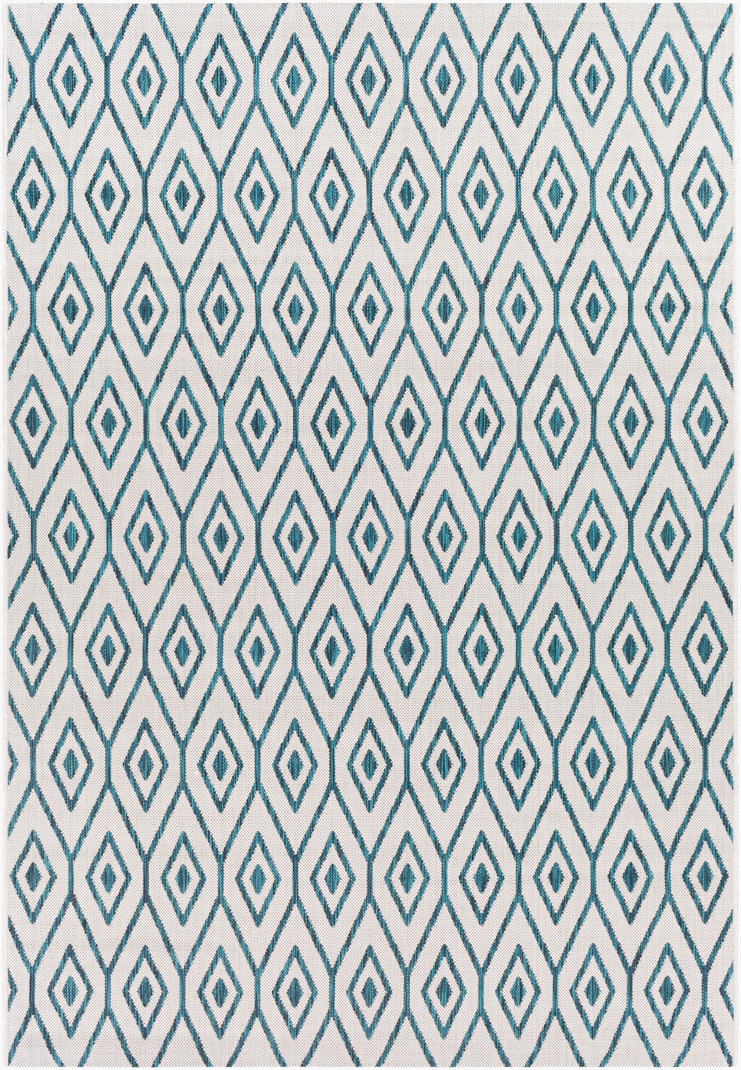 Alfombra decorativa para interior y exterior tejida a máquina Eagean EAG-2392 de 2' x 3'