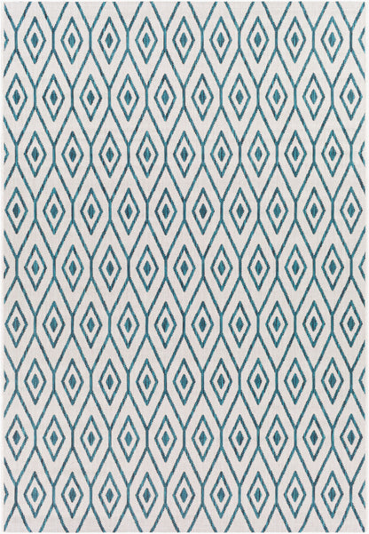 Alfombra decorativa para interior y exterior tejida a máquina Eagean EAG-2392 de 2' x 3'