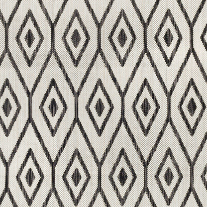 Alfombra decorativa para interior y exterior tejida a máquina Eagean EAG-2393 de 2' x 3'