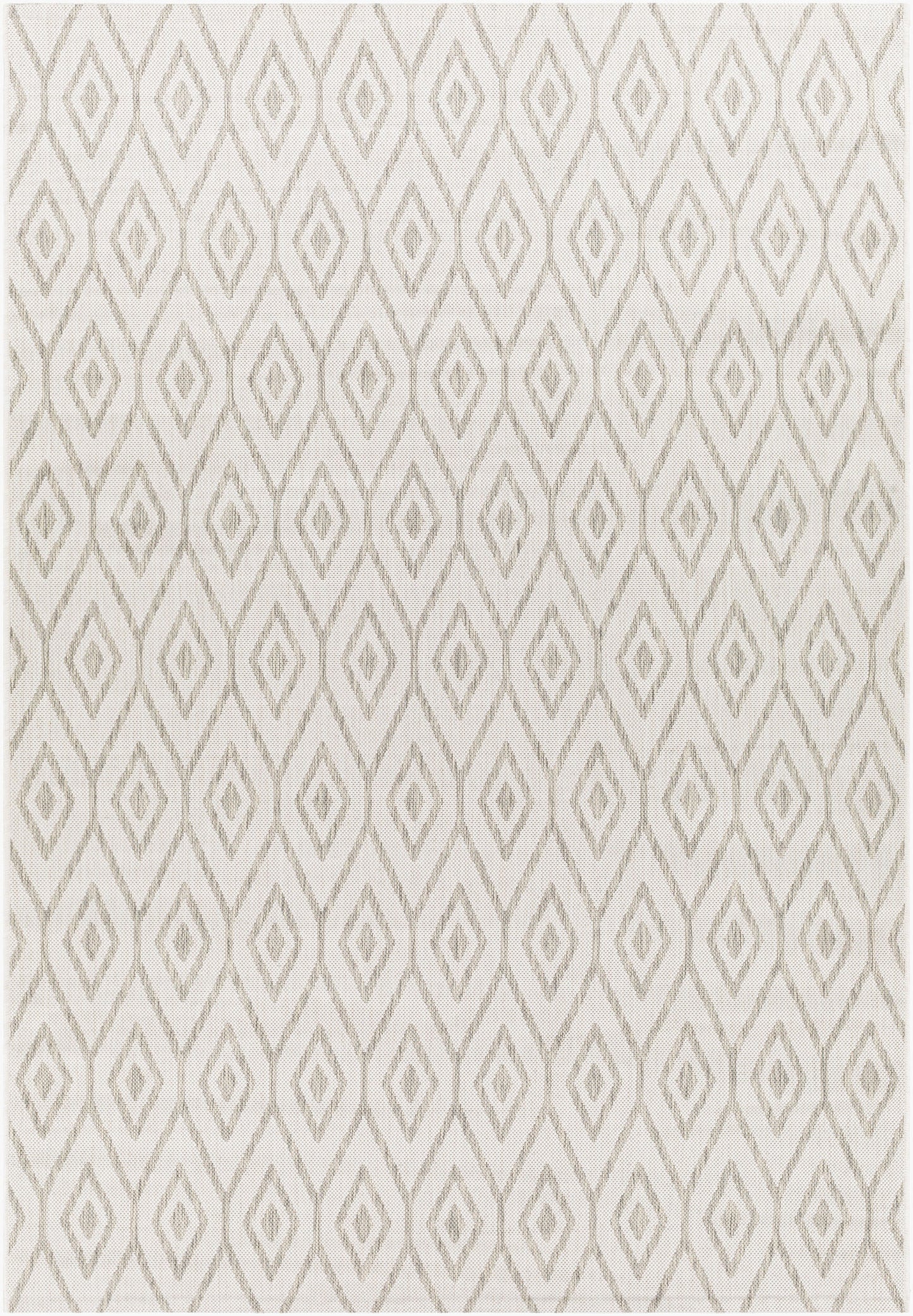 Alfombra decorativa para interior y exterior tejida a máquina Eagean EAG-2394 de 2' x 3'