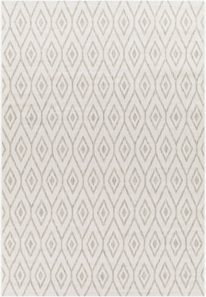 Alfombra decorativa para interior y exterior tejida a máquina Eagean EAG-2394 de 2' x 3'