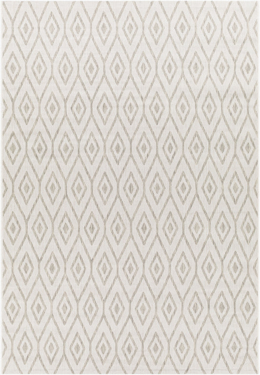 Alfombra decorativa para interior y exterior tejida a máquina Eagean EAG-2394 de 2' x 3'