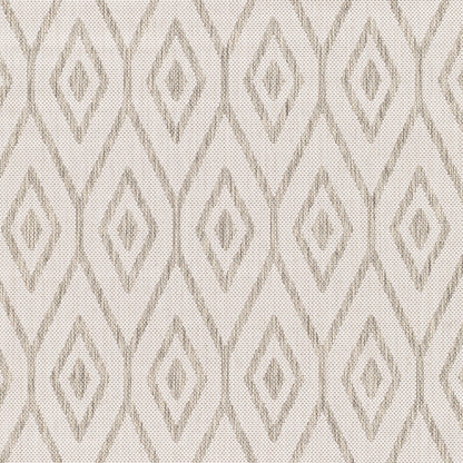 Alfombra decorativa para interior y exterior tejida a máquina Eagean EAG-2394 de 2' x 3'