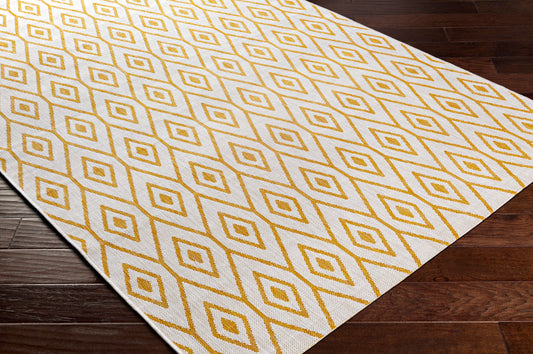 Alfombra decorativa para interior y exterior tejida a máquina Eagean EAG-2395 de 2' x 3'