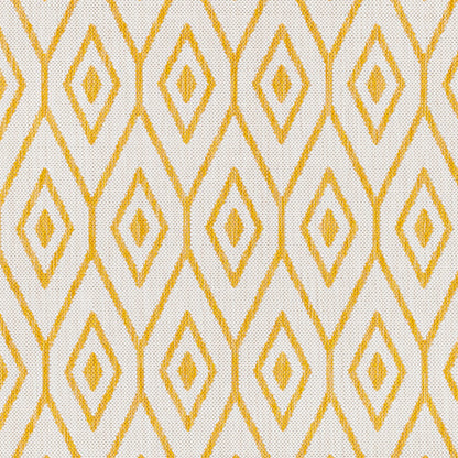 Alfombra decorativa para interior y exterior tejida a máquina Eagean EAG-2395 de 2' x 3'