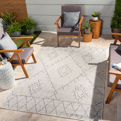 Eagean EAG-2401 12ft Runner Machine Woven Indoor/Outdoor Runner Rug