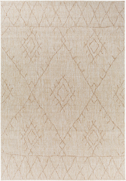 Eagean EAG-2402 8ft Square Machine Woven Indoor/Outdoor Area Rug