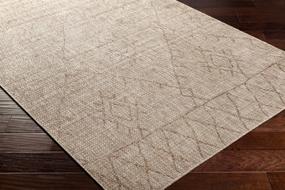 Eagean EAG-2402 8ft Square Machine Woven Indoor/Outdoor Area Rug